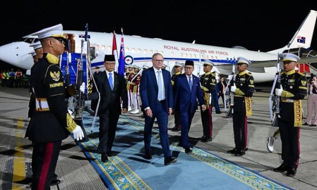 PM Australia Tiba di Jakarta, Akan Bertemu Prabowo–Teken Traktat Keamanan