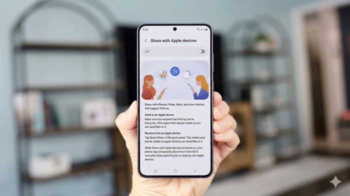 HP Samsung Lawas Kini Bisa Kirim File Ke iPhone