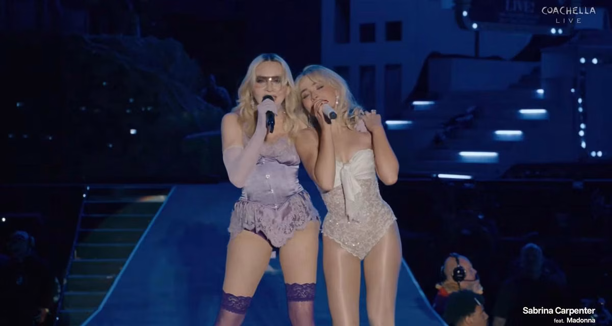 Madonna Dan Sabrina Carpenter Curi Perhatian Di Coachella!