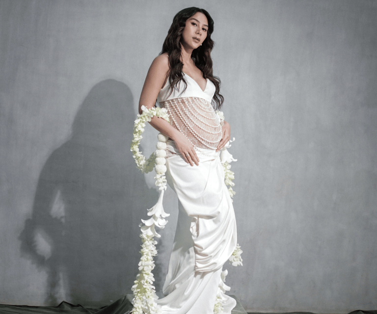 Nuansa Putih Elegan, Maternity Shoot Adinda Thomas