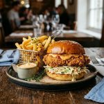 Bikin Nagih! Burger Chicken Crispy Dengan Isian Ayam Juicy